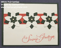 Poinsettia Card made with Stampin'UP!'s 5-petal Punch