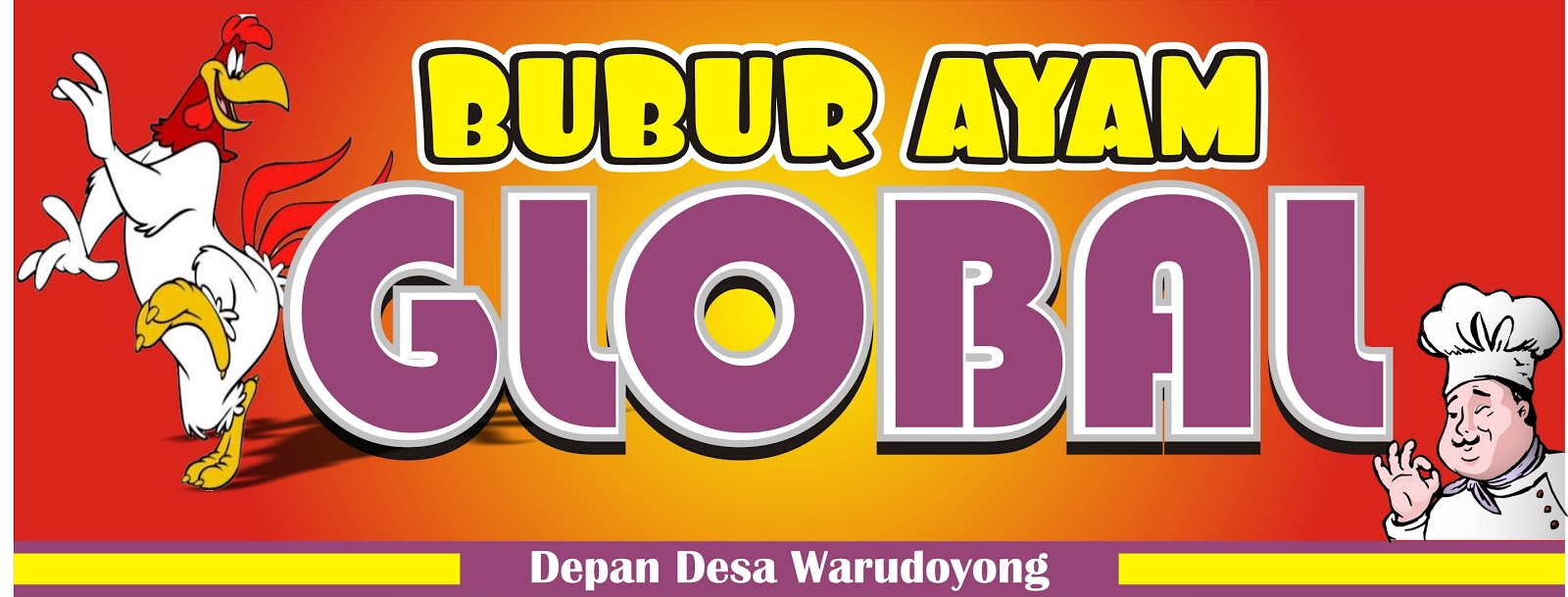 Contoh Spanduk  Bubur  Ayam  KARYAKU