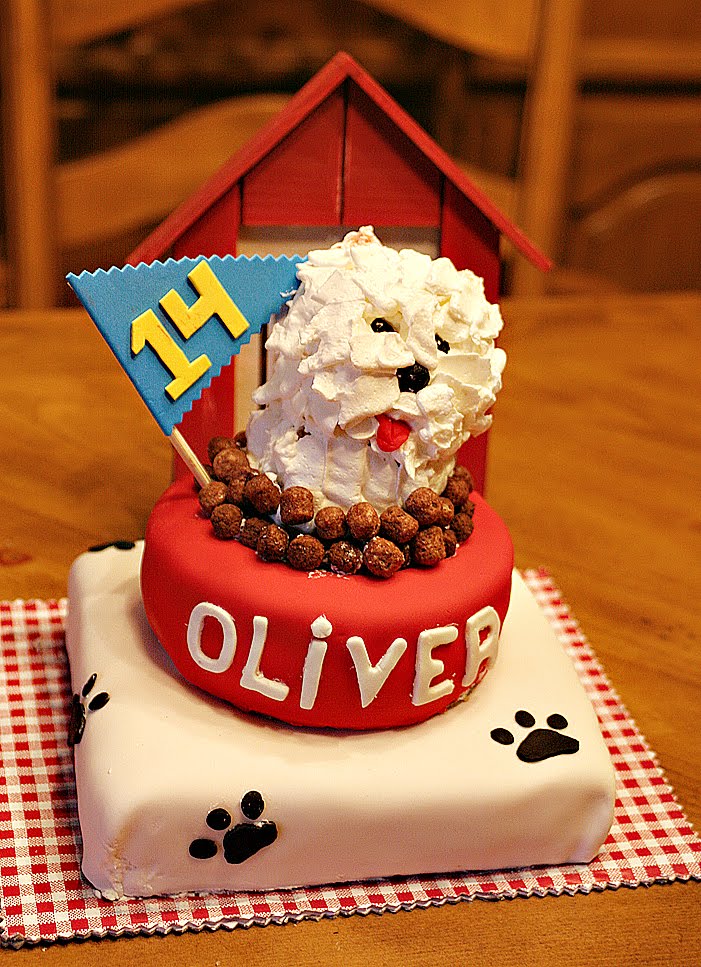 Happy Birthday Dog Cake. Happy Birthday, Ollie!