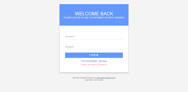 Login Page SIMPLE MATERIAL DESIGN