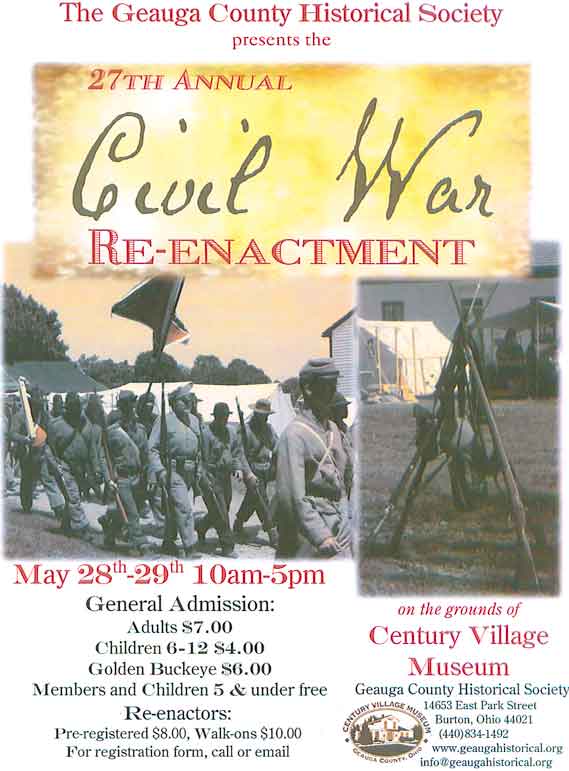 Geauga County Fair. Geauga County#39;s Civil War