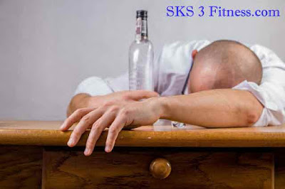 A men sleep on desk after drinking alcohol Yoga for Men