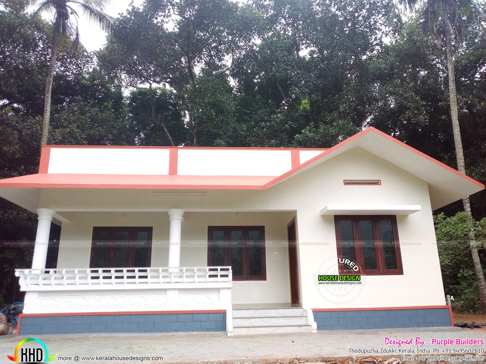 Work completed 1000 sq ft home Kerala home design and 