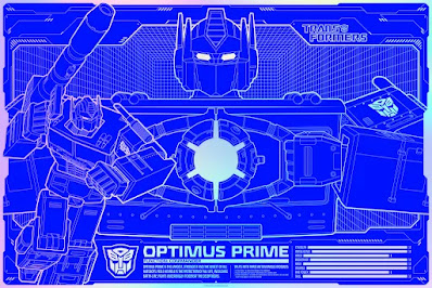 Transformers “Optimus Prime” Screen Print by Bruce Yan x Bottleneck Gallery