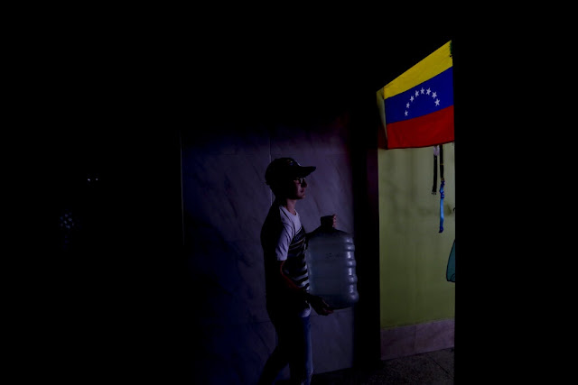 Much of Venezuela remains without electricity as a new power outage spread across the country