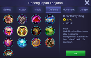 Bloodthirsty King Mobile Legends