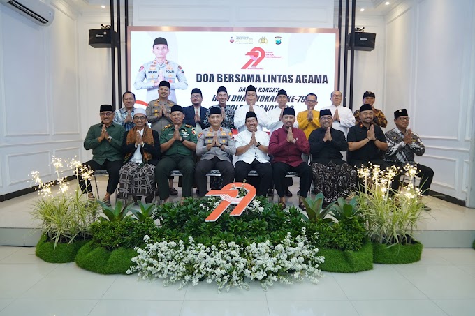 Polres Ponorogo Gelar Doa Bersama Lintas Agama: Bersatu Dalam Doa Untuk Polri Dan Indonesia