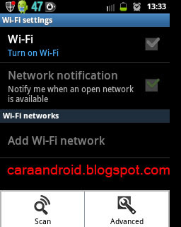 caranya memasang static ip wifi di galaxy mini 