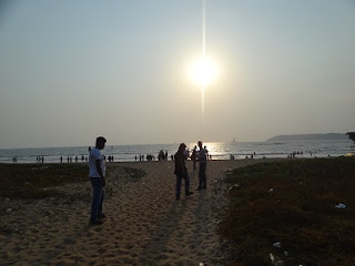 A Small but a Beautiful  Beach of Goa