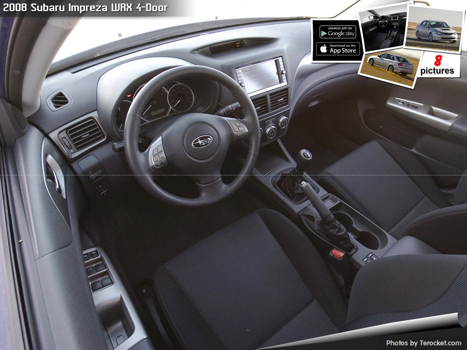 Hình ảnh xe ô tô Subaru Impreza WRX 4-Door 2008 & nội ngoại thất