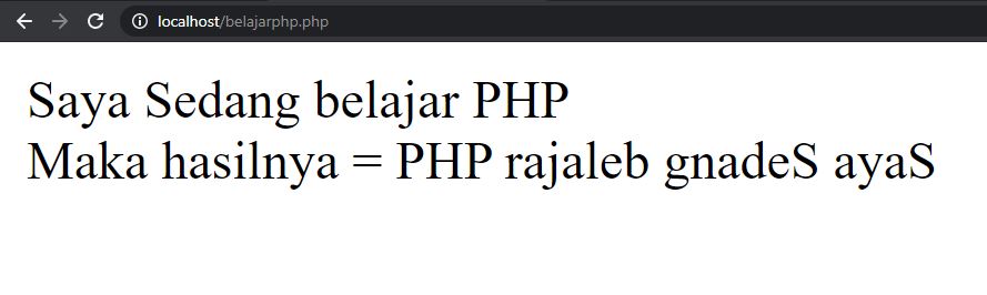 Tutorial PHP Pemula #4 : Memanipulasi String Pada PHP