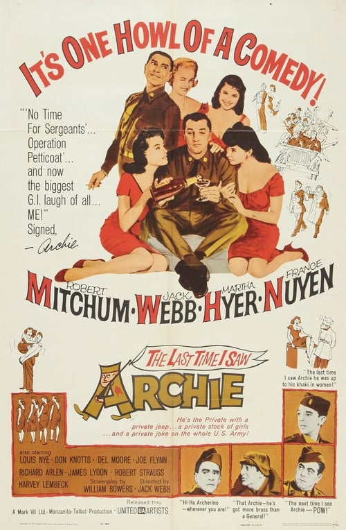 [HD] La ultima vez que vi a Archie 1961 Ver Online Castellano