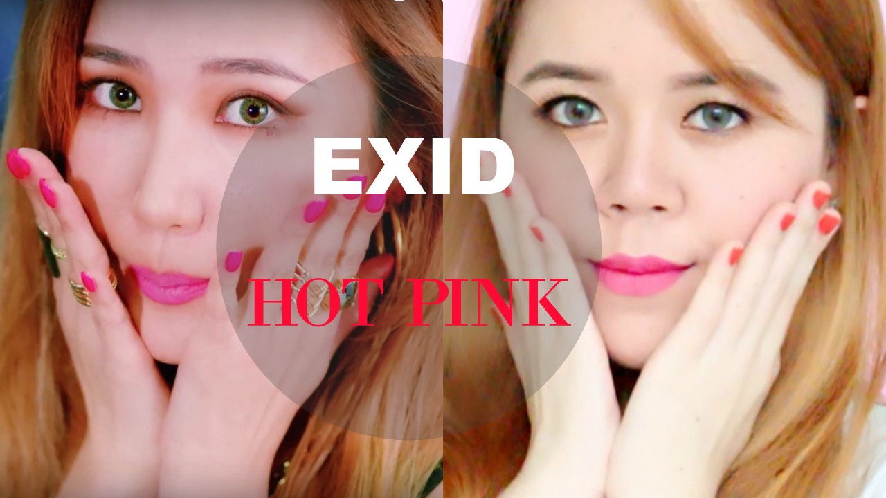 EXID HOT PINK MAKEUP TUTORIAL ItsMegaShow