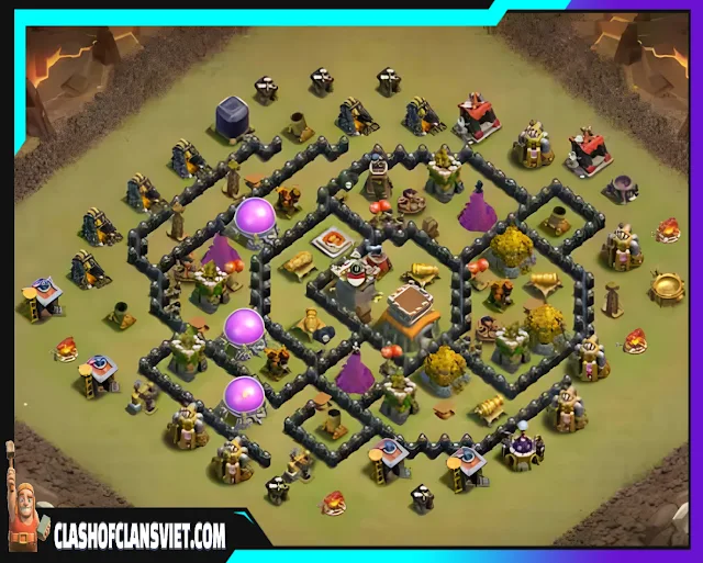 link base coc th8 war 2024