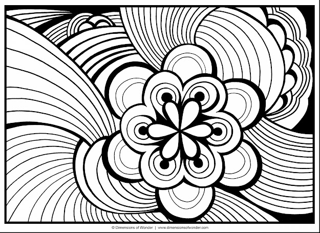 Magnificent Printable Abstract Adult Coloring Pages With Adult Color Pages  And Surprising Adult Color Pages