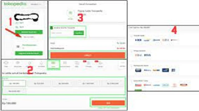 Cara Isi Saldo Tokopedia