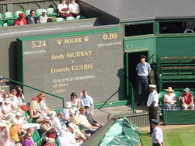 andy murray wimbledon 2009. Andy Murray vs Ernests Gulbris