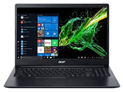 Acer Aspire 3 Thin AMD A4 15.6-inch Laptop (4GB/1TB HDD/Windows 10/Charcoal Black/1.9kg), A315-22