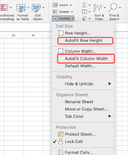 Cara Merapikan Tabel di Excel