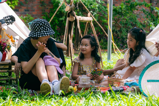 Trải nghiệm dã ngoại tại vườn LTT của gia đình Cao Lâm Viên và nhóm bạn
