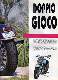 sportster custom on freeway magazine italia  n 2 year 1994 pag 2