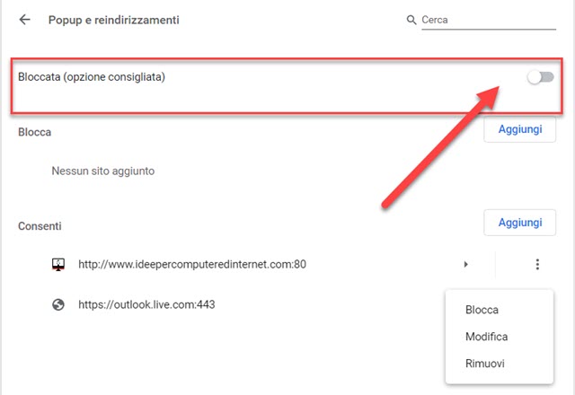 bloccare-popup-chrome