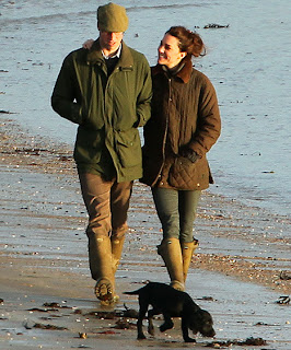 William and Kate new black cocker spaniel puppy