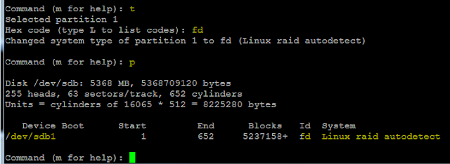 Change partition type