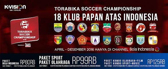 Paket K Vision Torabika Soccer Championship TSC 2016