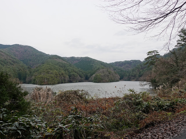 赤松池の脇道からの眺望　赤松池