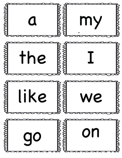 flash Play: sight At kindergarten Freebie: Flash  Sight Word Kids Cards Kindergarten cards printable words