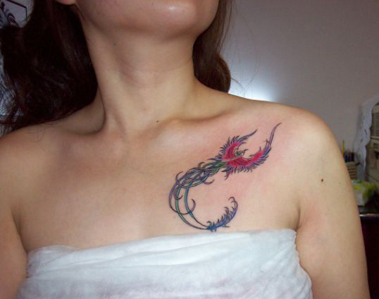 Cute Phoenix tattoo