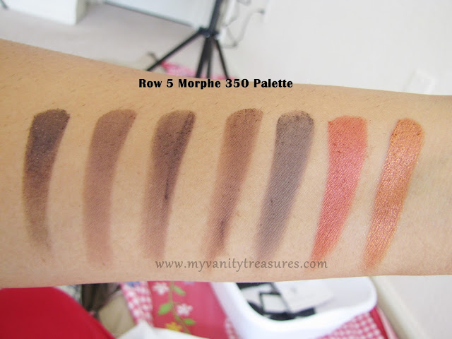 Morphe 35o swatches