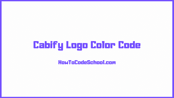 Cabify Logo Color Code