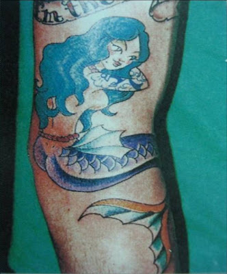 Mermaid tattoo