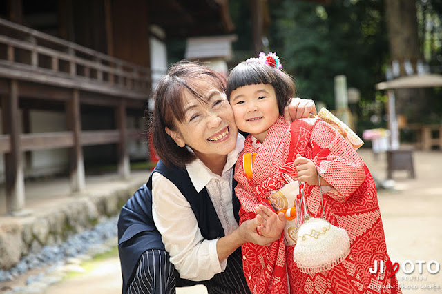 宇治上神社での七五三出張撮影