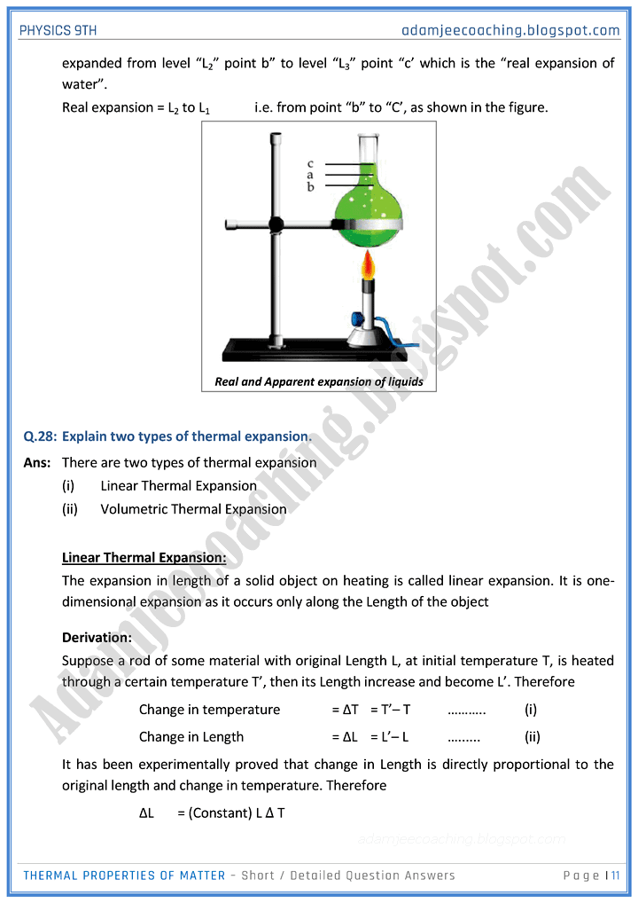 thermal-properties-of-matter-short-and-detailed-question-answers-physics-9th