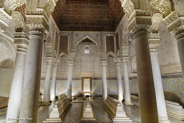 Mausoleo de al-Mansur, Sala de las Doce Columnas - Marrakech, por El Guisante Verde Project