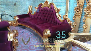 sell Classic Antique sofa Royal Gold Golden Sofa Set muebles Living Room Furniture solid wood frame genuine leather Luxury italian style INDONESIA