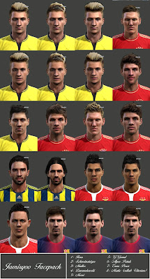 Jamiryoo Facepack PES 2013 by Ilhan