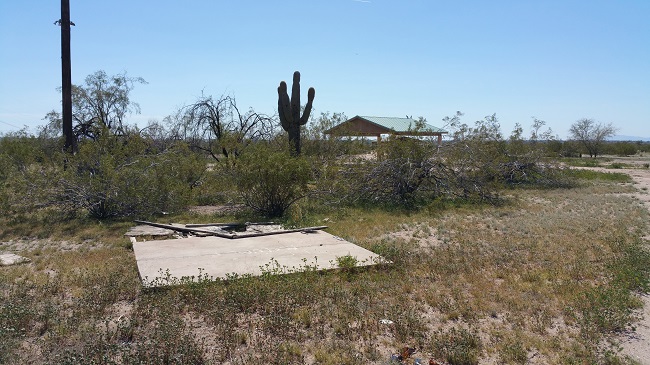 Urban Exploration of Beeline Dragway ruins near Phoenix, Arizona