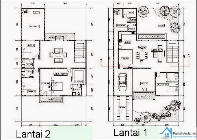 Desain rumah  minimalis  2  lantai  type  36  70 Harga rumah  tipe