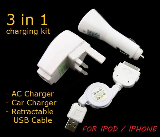 3-in-1 Multi Charging Kit