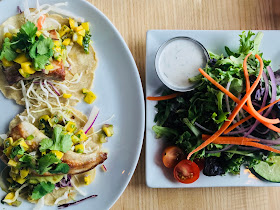 Mahi Tacos and side salad Gastro Pub and Grub, Waukee, Iowa