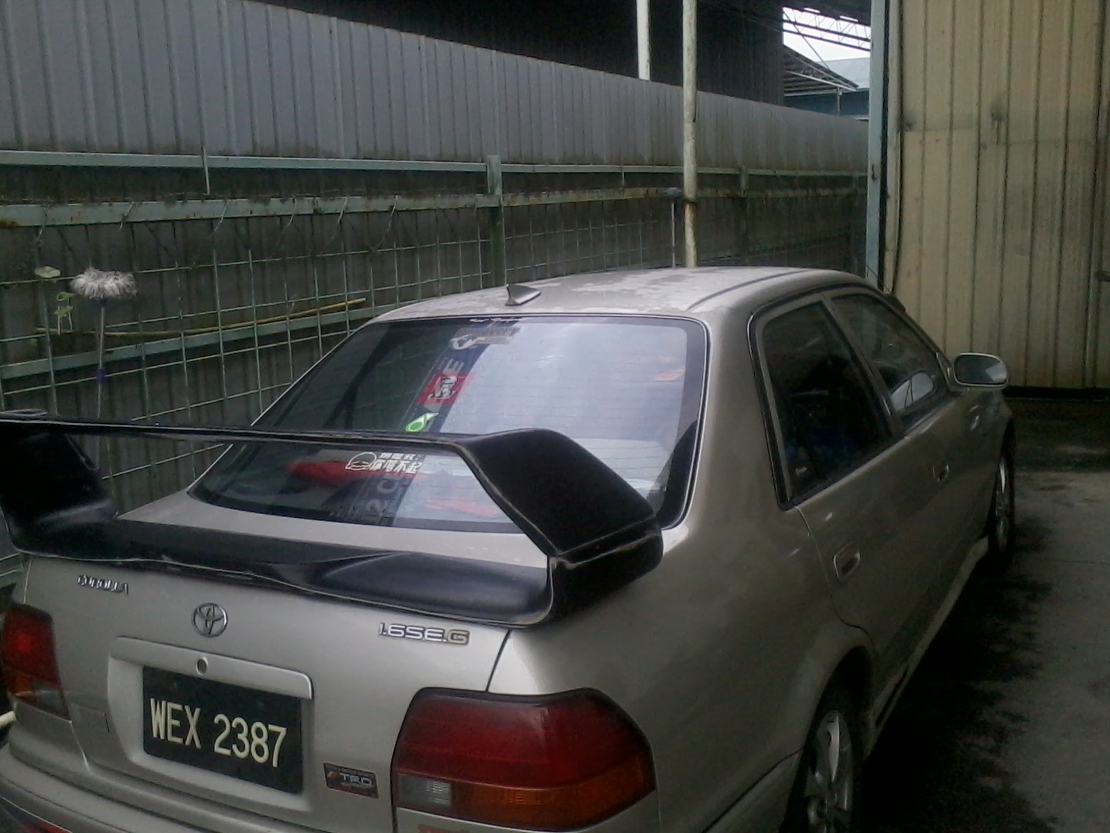 FOR THE BACK I USED THE REPLICA GC8 SUBARU SPOILER BECAUSE THE ...