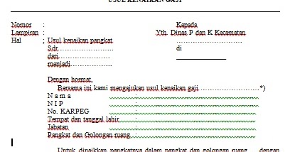 Contoh Surat Usul Kenaikan Gaji Pegawai.docx  Contoh 