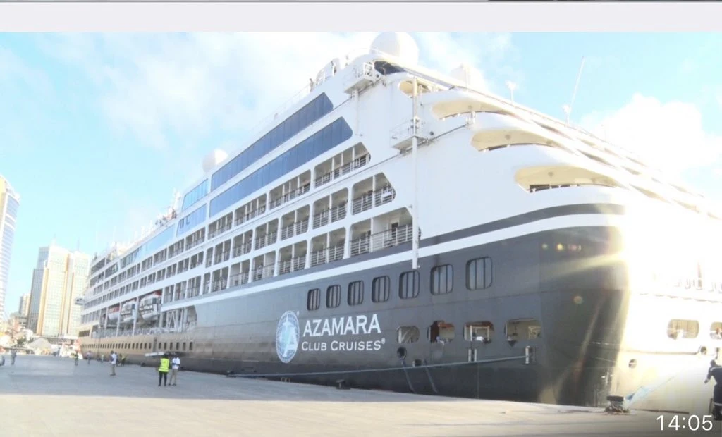 Azamara cruise ship docking in Tanzania. PHOTO | BONGO5