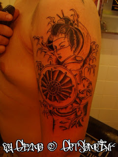 Male Shoulder Japanese Tattoos Especially Geisha Tattoo Designs With Image Shoulder Japanese Geisha Tattoo Picture 4