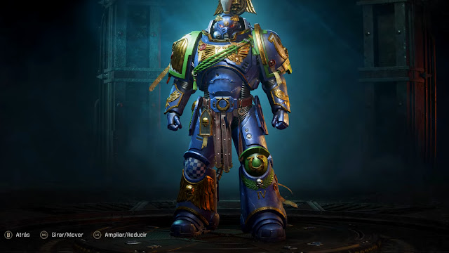 Set Armadura Reliquia Primus - Secundus - campeón de los ultramarines