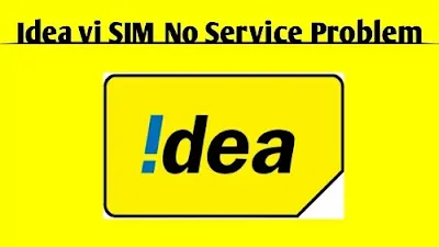 How To Fix Idea VI SIM No Service Problem Solved